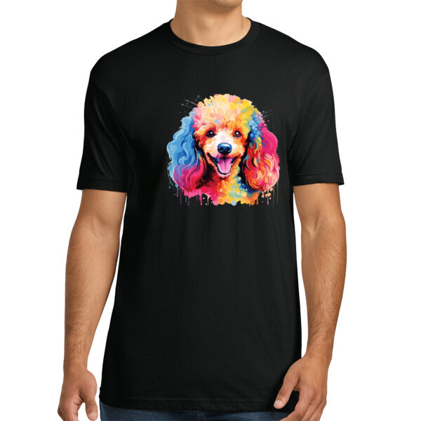 Poodle - Unisex Premium Cotton T-Shirt Thumbnail