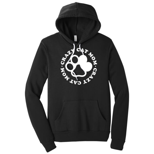 Crazy Cat Mom - Unisex Premium Fleece Hooded Sweatshirt Thumbnail