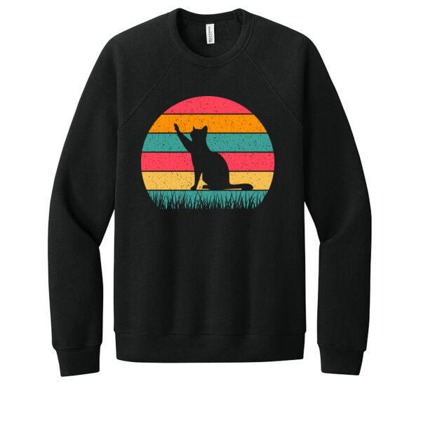 Nature Cat - Unisex Premium Fleece Crew Sweatshirt Thumbnail