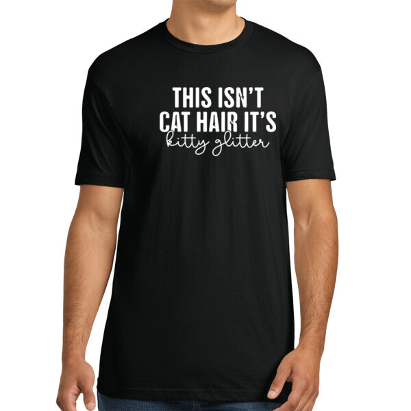 Kitty Glitter - Unisex Premium Cotton T-Shirt Thumbnail