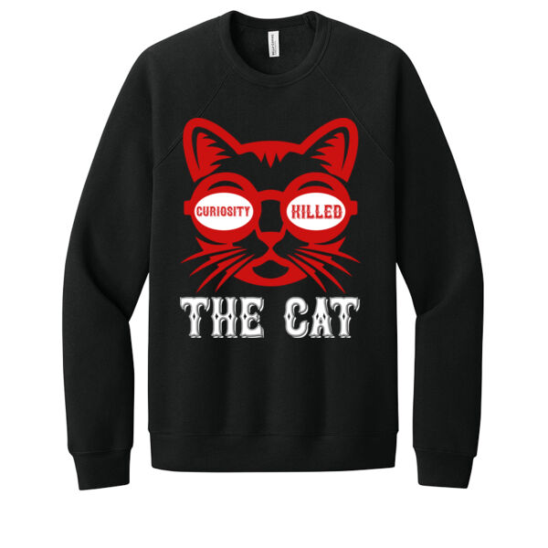 Curiosity Killed the Cat - Unisex Premium Fleece Crew Sweatshirt Thumbnail