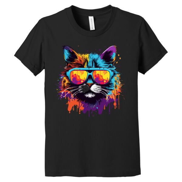 Super Cool Cat - Youth Jersey Short Sleeve Tee Thumbnail