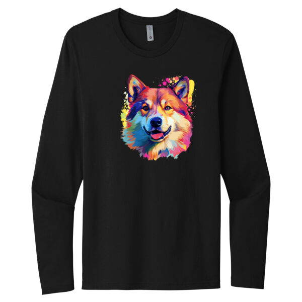 Akita - Unisex Premium Cotton Long Sleeve T-Shirt Thumbnail