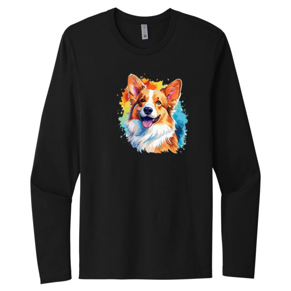 Welsh Corgi - Unisex Premium Cotton Long Sleeve T-Shirt Thumbnail