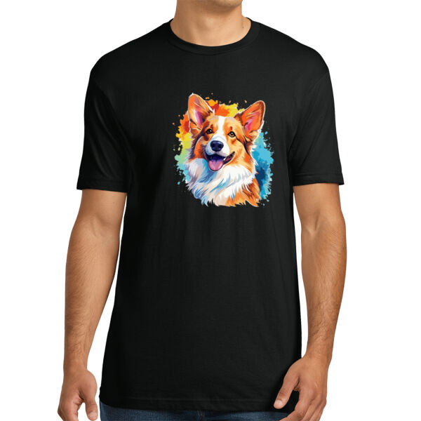 Welsh Corgi - Unisex Premium Cotton T-Shirt Thumbnail