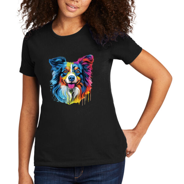 Papillon - Women's Premium Cotton T-Shirt Thumbnail