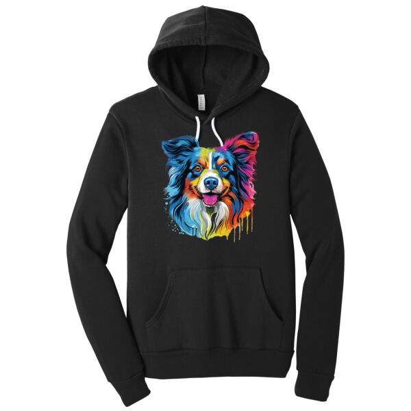 Papillon - Unisex Premium Fleece Hooded Sweatshirt Thumbnail