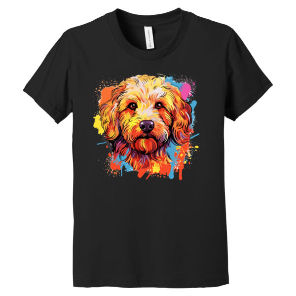 Golden Doodle Puppy - Youth Jersey Short Sleeve Tee Thumbnail