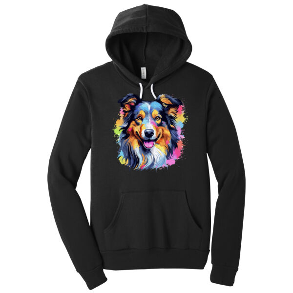 Collie - Unisex Premium Fleece Hooded Sweatshirt Thumbnail
