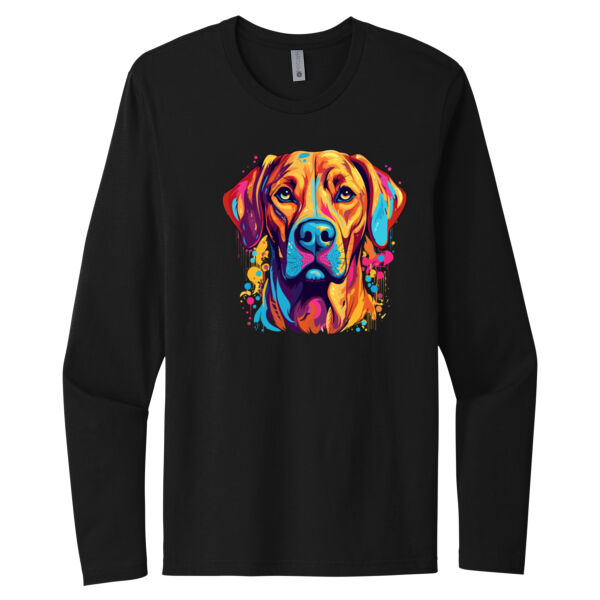 Rhodesian Ridgeback - Unisex Premium Cotton Long Sleeve T-Shirt Thumbnail
