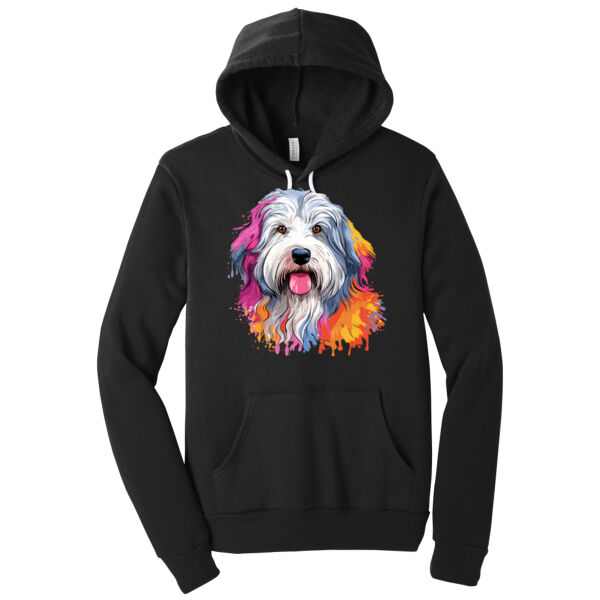Old English Sheepdog - Unisex Premium Fleece Hooded Sweatshirt Thumbnail