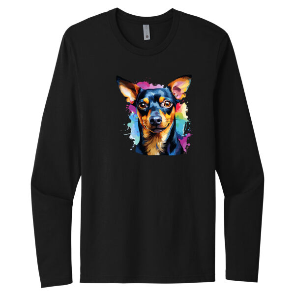 Miniature Pinscher - Unisex Premium Cotton Long Sleeve T-Shirt Thumbnail