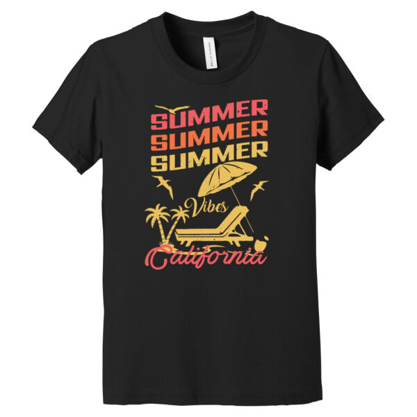 California Summer Vibes - Youth Jersey Short Sleeve Tee Thumbnail
