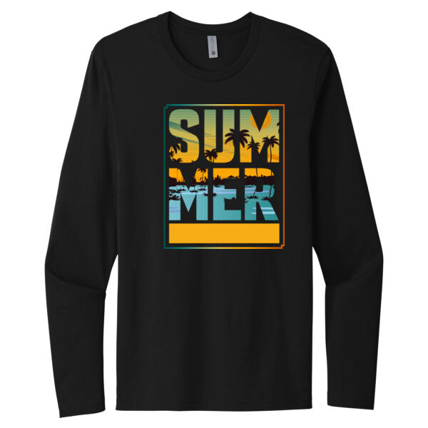 Vibes In The Summer - Unisex Premium Cotton Long Sleeve T-Shirt Thumbnail