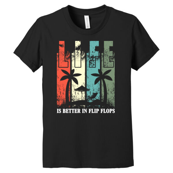 Life is Better in Flip Flops - Youth Jersey Short Sleeve Tee Thumbnail