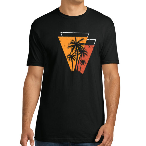 Palm Tree Time - Unisex Premium Cotton T-Shirt Thumbnail