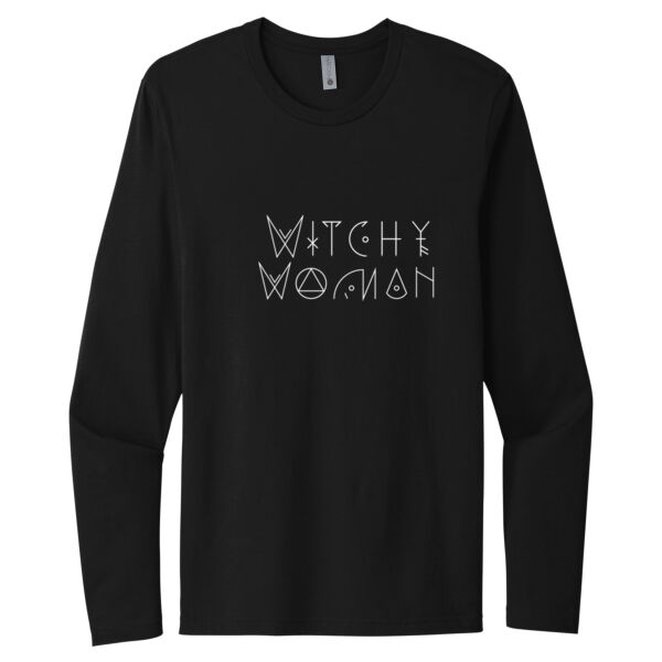 Witchy Woman - Unisex Premium Cotton Long Sleeve T-Shirt Thumbnail