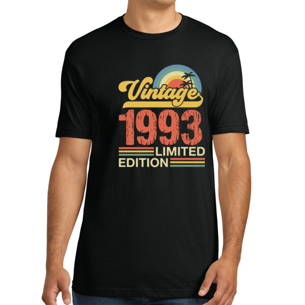1993 - Unisex Premium Cotton T-Shirt Thumbnail
