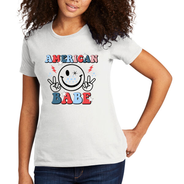 American Babe - Women's Premium Cotton T-Shirt Thumbnail