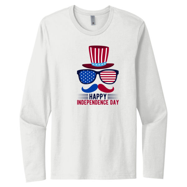 Independence Hipster - Unisex Premium Cotton Long Sleeve T-Shirt Thumbnail