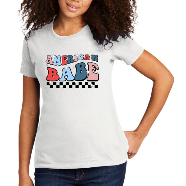 American Babe 2 - Women's Premium Cotton T-Shirt Thumbnail