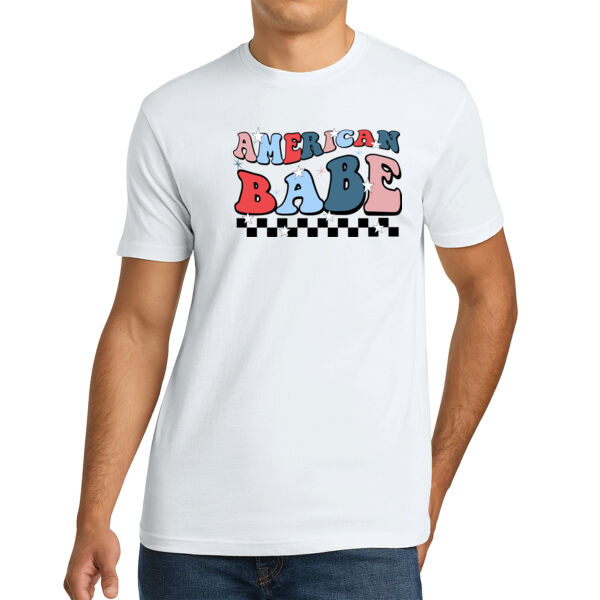 American Babe 2 - Unisex Premium Cotton T-Shirt Thumbnail