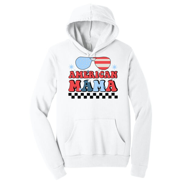 American Mom - Unisex Premium Fleece Hooded Sweatshirt Thumbnail