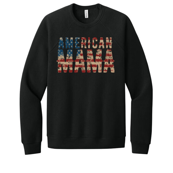 American Mama - Unisex Premium Fleece Crew Sweatshirt Thumbnail