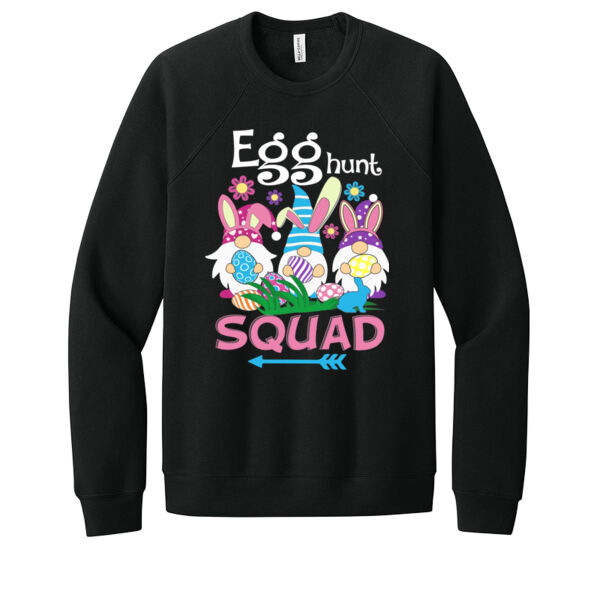 Egg Hunt Squad - Unisex Premium Fleece Crew Sweatshirt Thumbnail