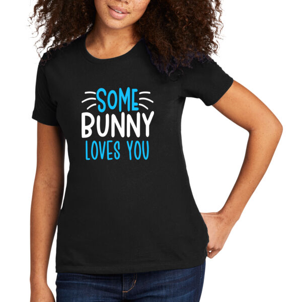 Some Bunny Loves You - Women's Premium Cotton T-Shirt Thumbnail