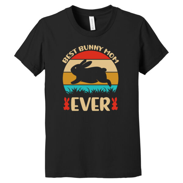 Best Bunny Mom - Youth Jersey Short Sleeve Tee Thumbnail