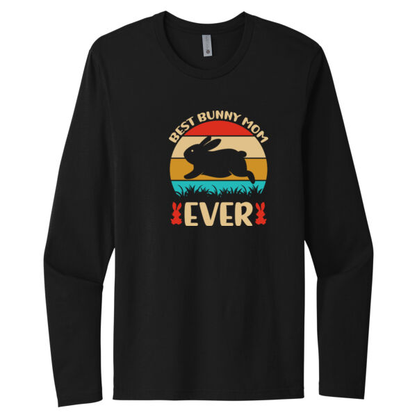 Best Bunny Mom - Unisex Premium Cotton Long Sleeve T-Shirt Thumbnail