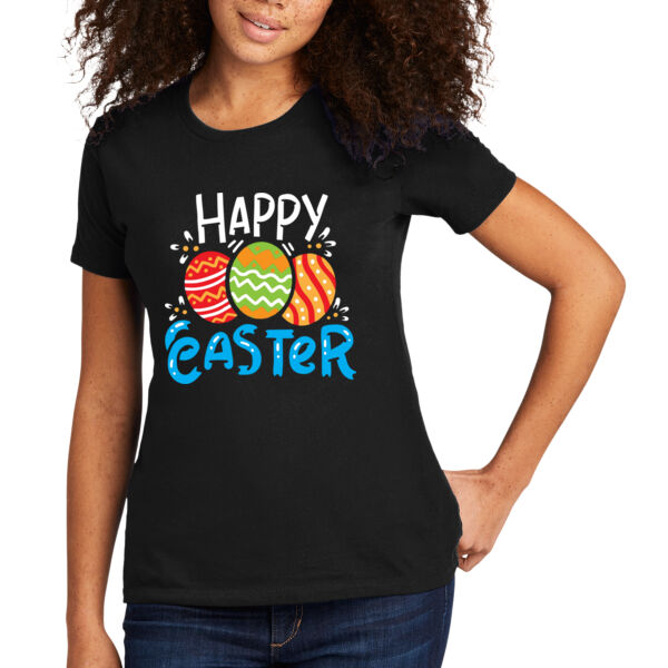 Happy Easter 4 - Women's Premium Cotton T-Shirt Thumbnail