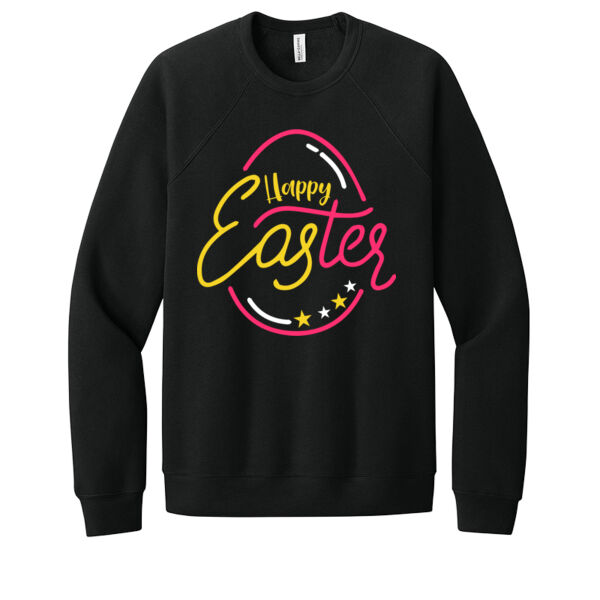 Happy Bunny Egg Day - Unisex Premium Fleece Crew Sweatshirt Thumbnail