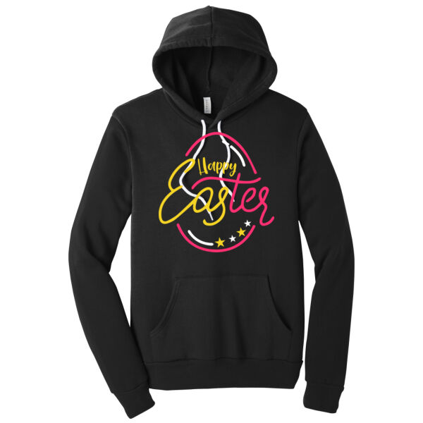 Happy Bunny Egg Day - Unisex Premium Fleece Hooded Sweatshirt Thumbnail