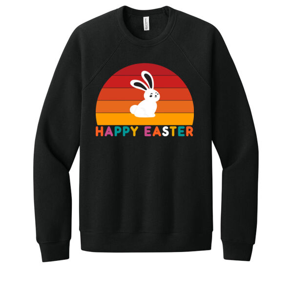 Happy Bunny Easter - Unisex Premium Fleece Crew Sweatshirt Thumbnail