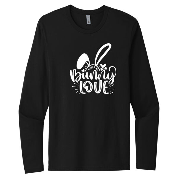 Bunny Love - Unisex Premium Cotton Long Sleeve T-Shirt Thumbnail