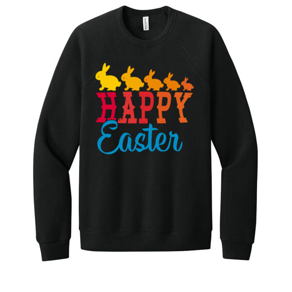 Happy Bunny Day - Unisex Premium Fleece Crew Sweatshirt Thumbnail