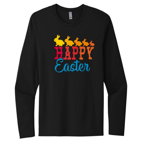 Happy Bunny Day - Unisex Premium Cotton Long Sleeve T-Shirt Thumbnail