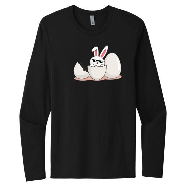Bunny Egg - Unisex Premium Cotton Long Sleeve T-Shirt Thumbnail