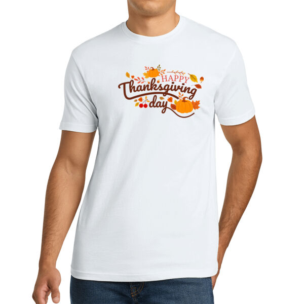 Happy Thanksgiving Day - Unisex Premium Cotton T-Shirt Thumbnail