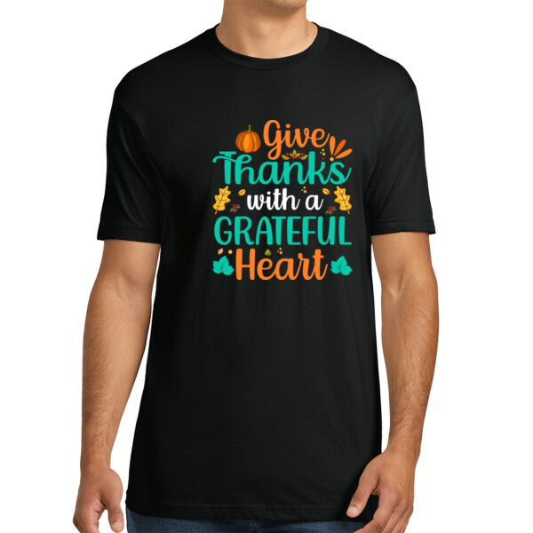 Give Thanks - Unisex Premium Cotton T-Shirt Thumbnail
