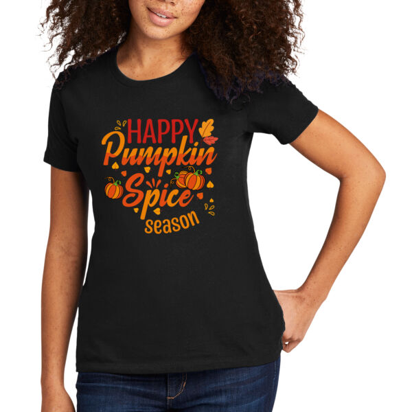 Happy Pumpkin Spice Season - Women's Premium Cotton T-Shirt Thumbnail