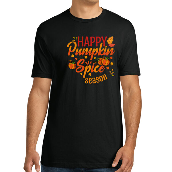 Happy Pumpkin Spice Season - Unisex Premium Cotton T-Shirt Thumbnail