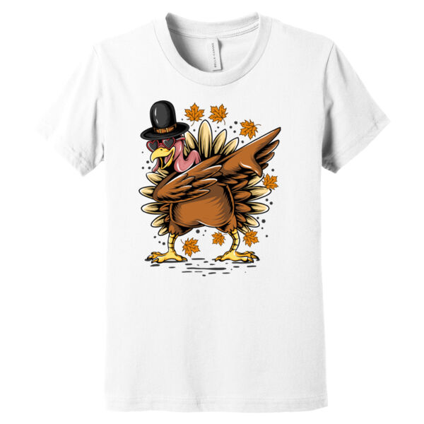 Dabbing Turkey - Youth Jersey Short Sleeve Tee Thumbnail