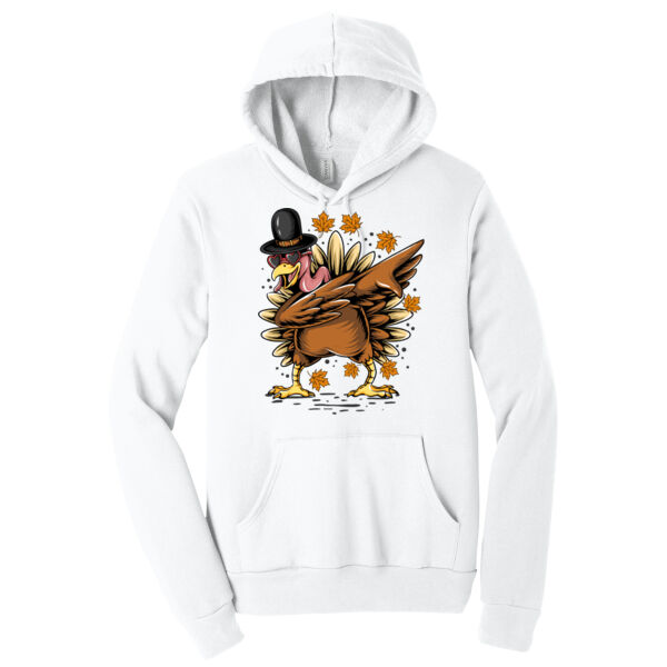 Dabbing Turkey - Unisex Premium Fleece Hooded Sweatshirt Thumbnail