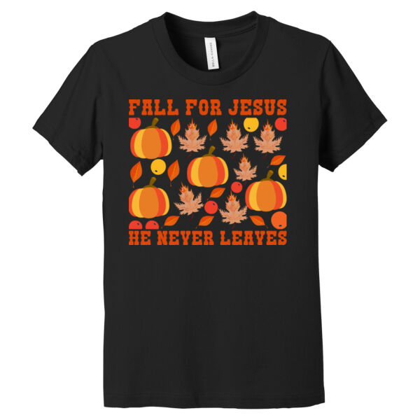 Fall For Jesus - Youth Jersey Short Sleeve Tee Thumbnail