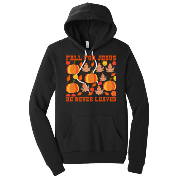 Fall For Jesus - Unisex Premium Fleece Hooded Sweatshirt Thumbnail