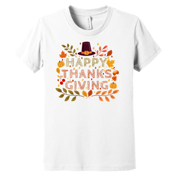 Happy Thanksgiving - Youth Jersey Short Sleeve Tee Thumbnail