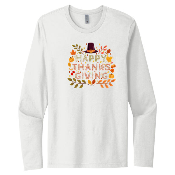 Happy Thanksgiving - Unisex Premium Cotton Long Sleeve T-Shirt Thumbnail
